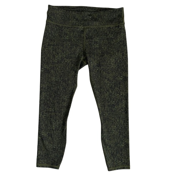 Fabletics Pants - Fabletics‎ Womens Olive Green Space Dye Cropped Leggings CS1829573-2495-17040 M